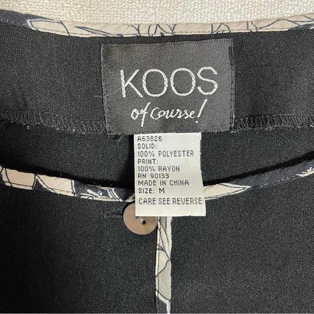 Vintage Koos Of Course! Black Long Sleeve Tunic S… - image 6