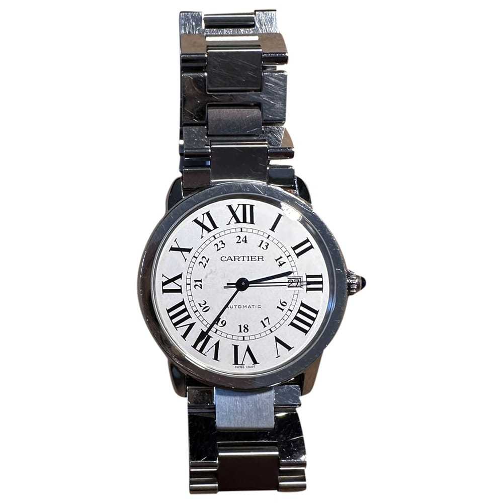 Cartier Ronde Solo silver watch - image 1