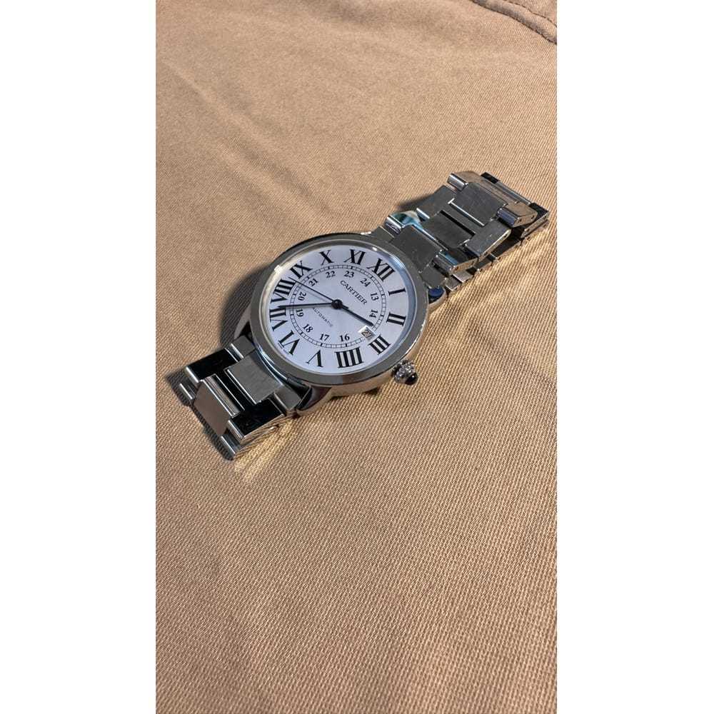 Cartier Ronde Solo silver watch - image 4