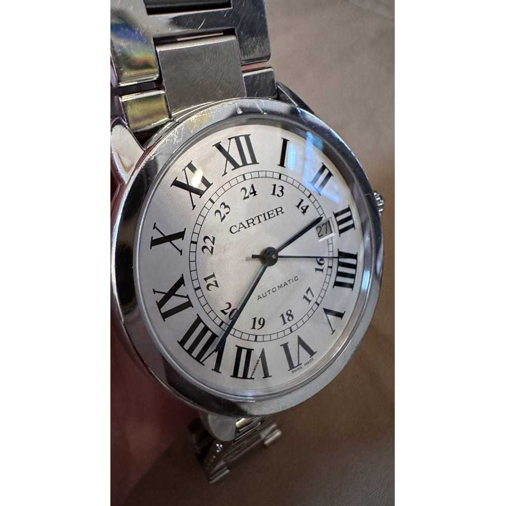 Cartier Ronde Solo silver watch - image 5