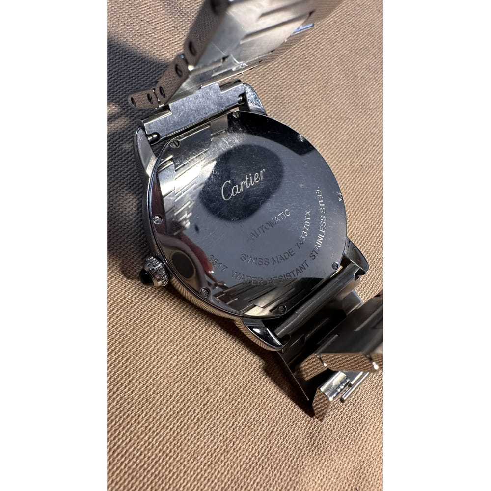 Cartier Ronde Solo silver watch - image 9
