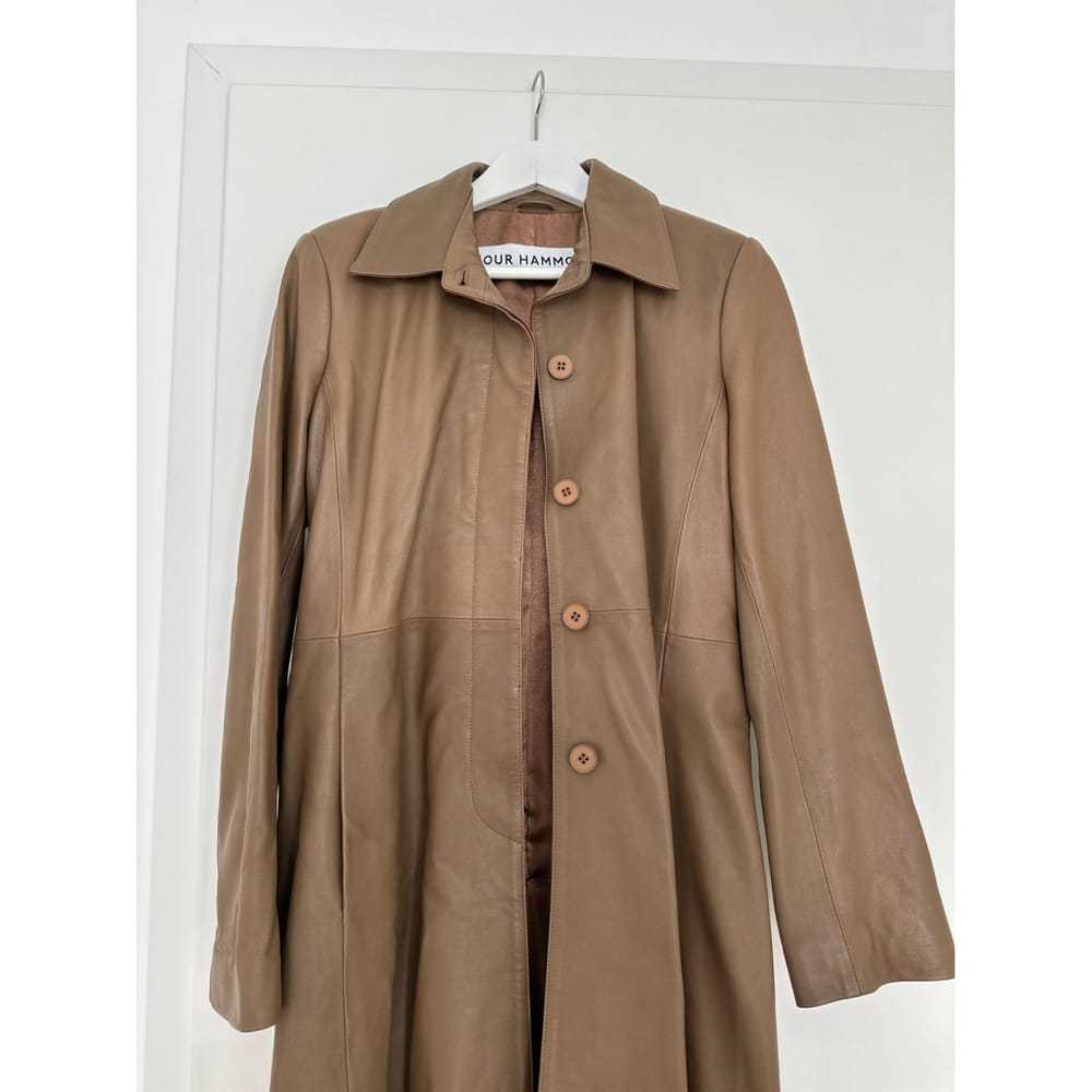 Nour Hammour Leather coat - image 2