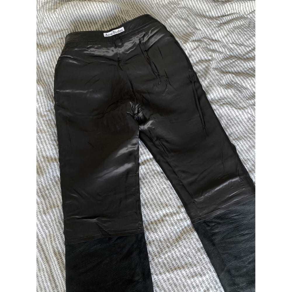 Acne Studios Leather straight pants - image 10