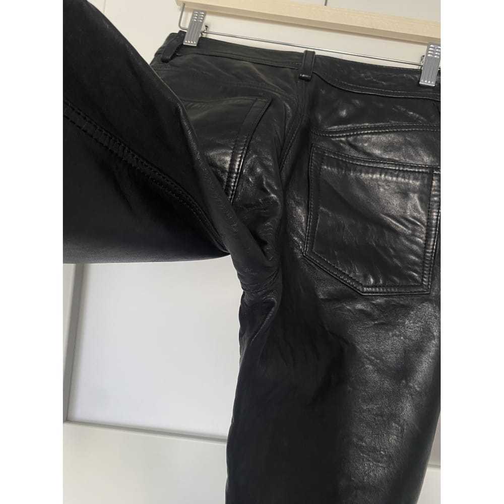 Acne Studios Leather straight pants - image 6