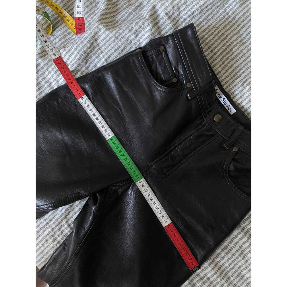 Acne Studios Leather straight pants - image 9