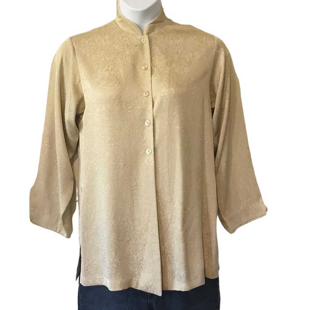 Vintage Oscar De La Renta Tunic Top S - image 1