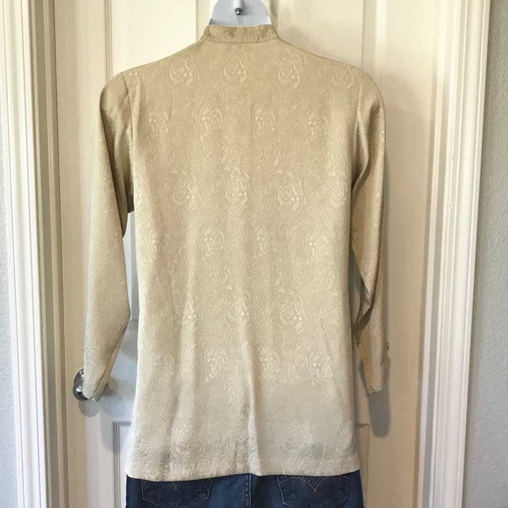 Vintage Oscar De La Renta Tunic Top S - image 2