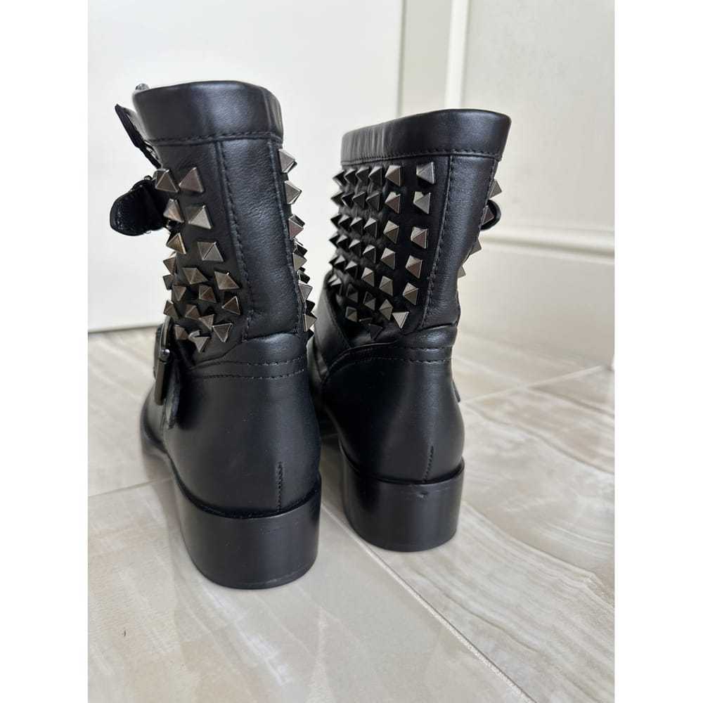 Valentino Garavani Rockstud leather biker boots - image 3