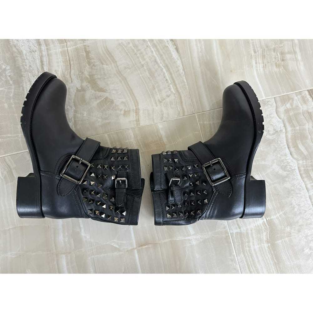 Valentino Garavani Rockstud leather biker boots - image 9