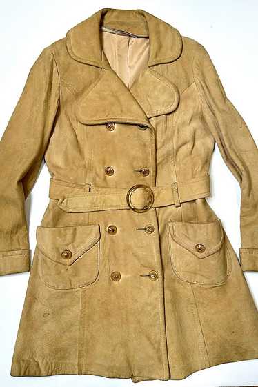 Vintage 1960s Camel Suede Jacket Selected by Cherr