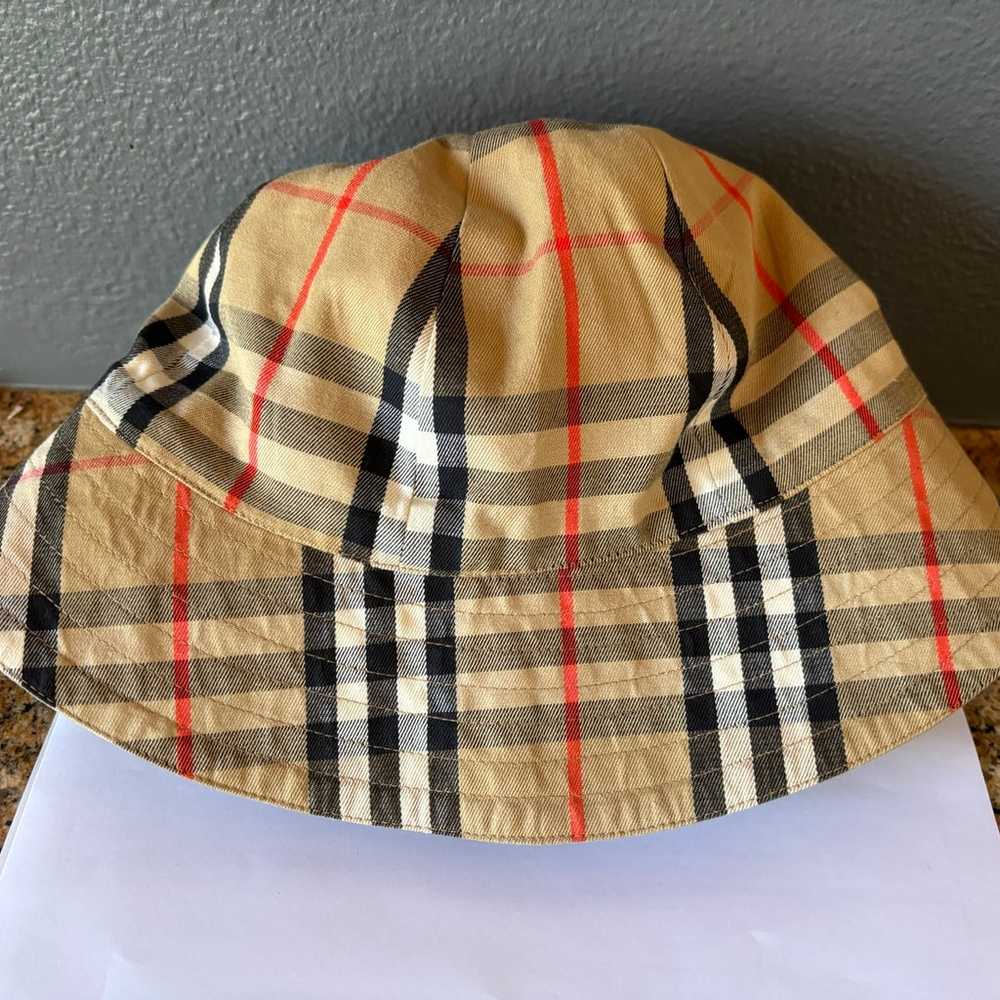 Burberry vintage preowned Bucket Hat reversible B… - image 5