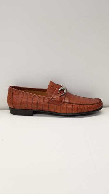 Men's Right Bank Shoe Co. Italy Brown Homme Slip … - image 1