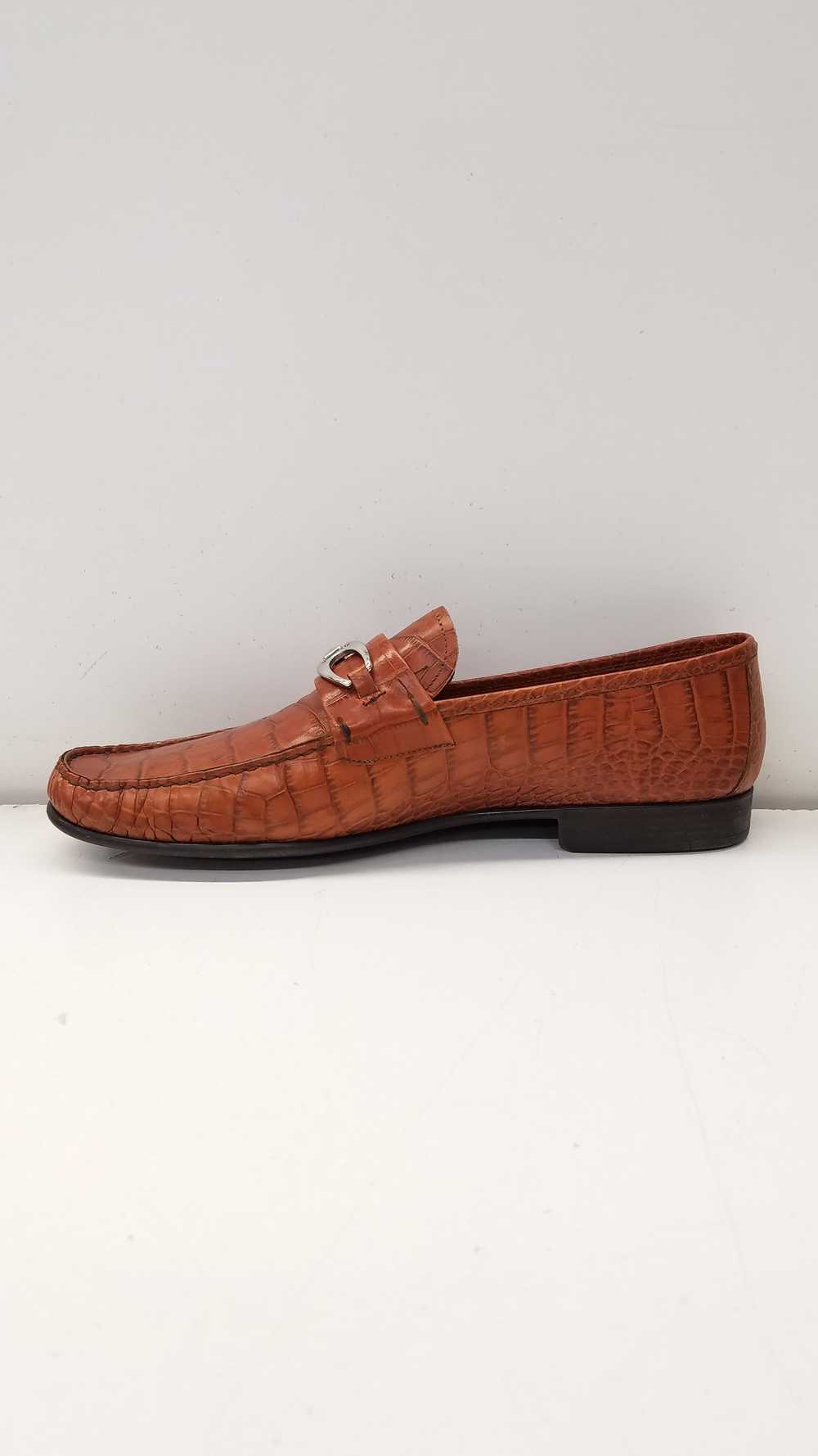Men's Right Bank Shoe Co. Italy Brown Homme Slip … - image 2