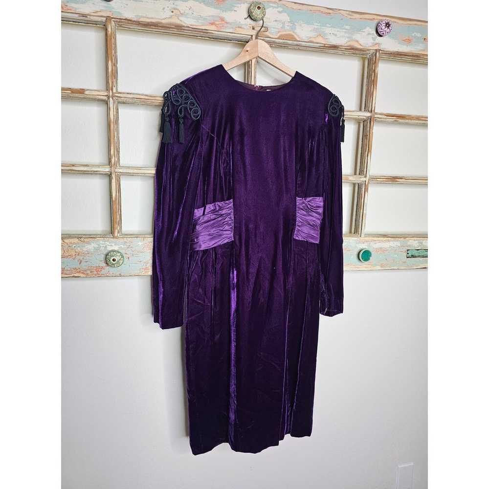 Vintage 80's Gary Laroche French Couture Dress Fr… - image 5