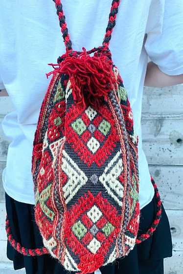 1970’s Ethnic Vintage Woven Backpack Selected by N