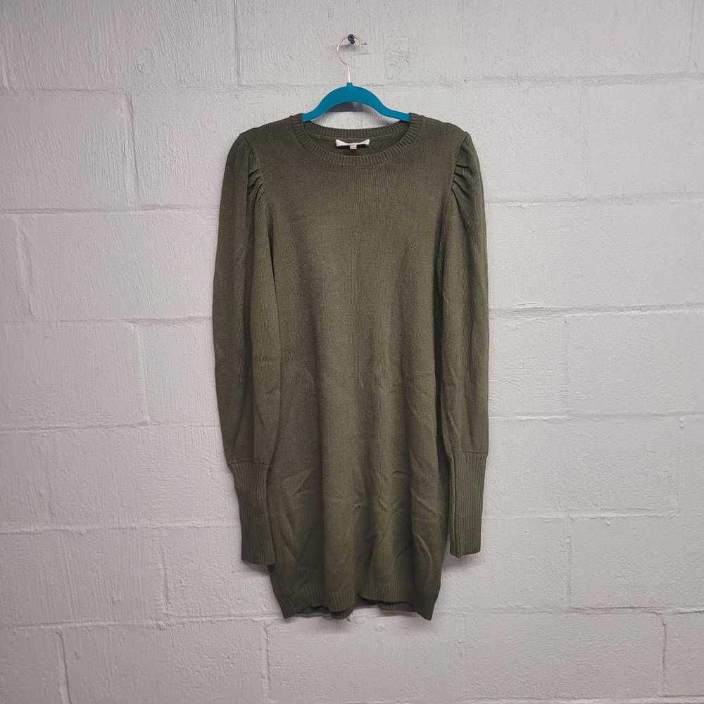 WAYF-Vintage 80's look/style Green Sweater dress … - image 1