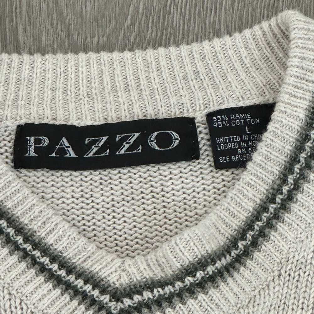 Pazzo Vintage Grey Knitted Heavy Sweater - image 2