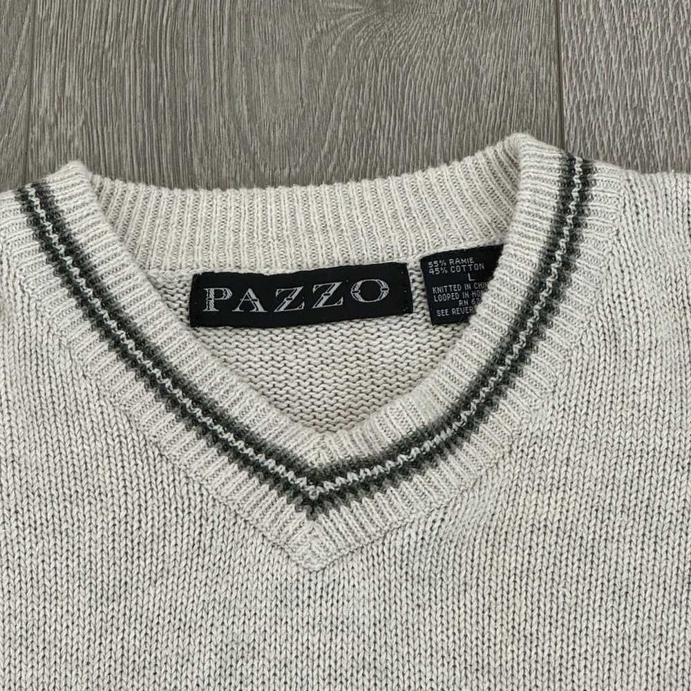 Pazzo Vintage Grey Knitted Heavy Sweater - image 3