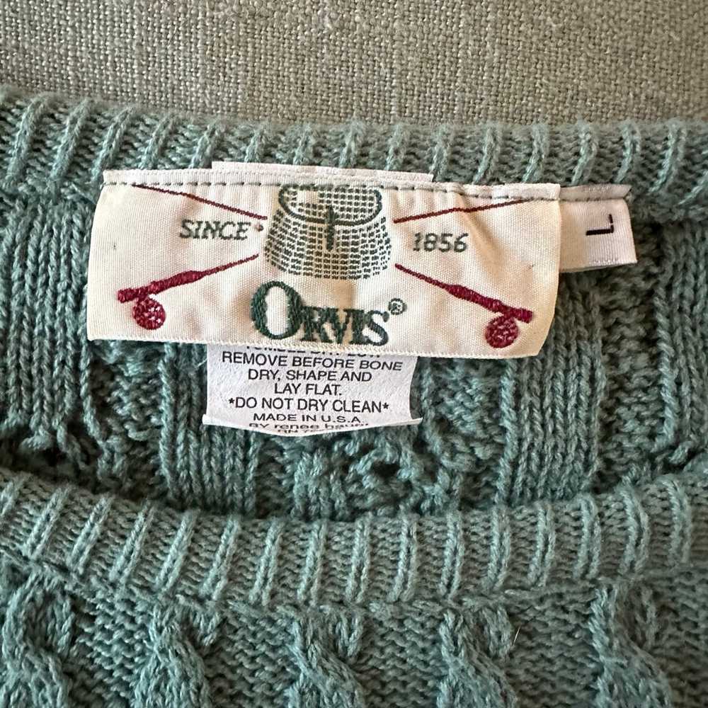 Vintage Orvis spring Cotton Sweater - image 2