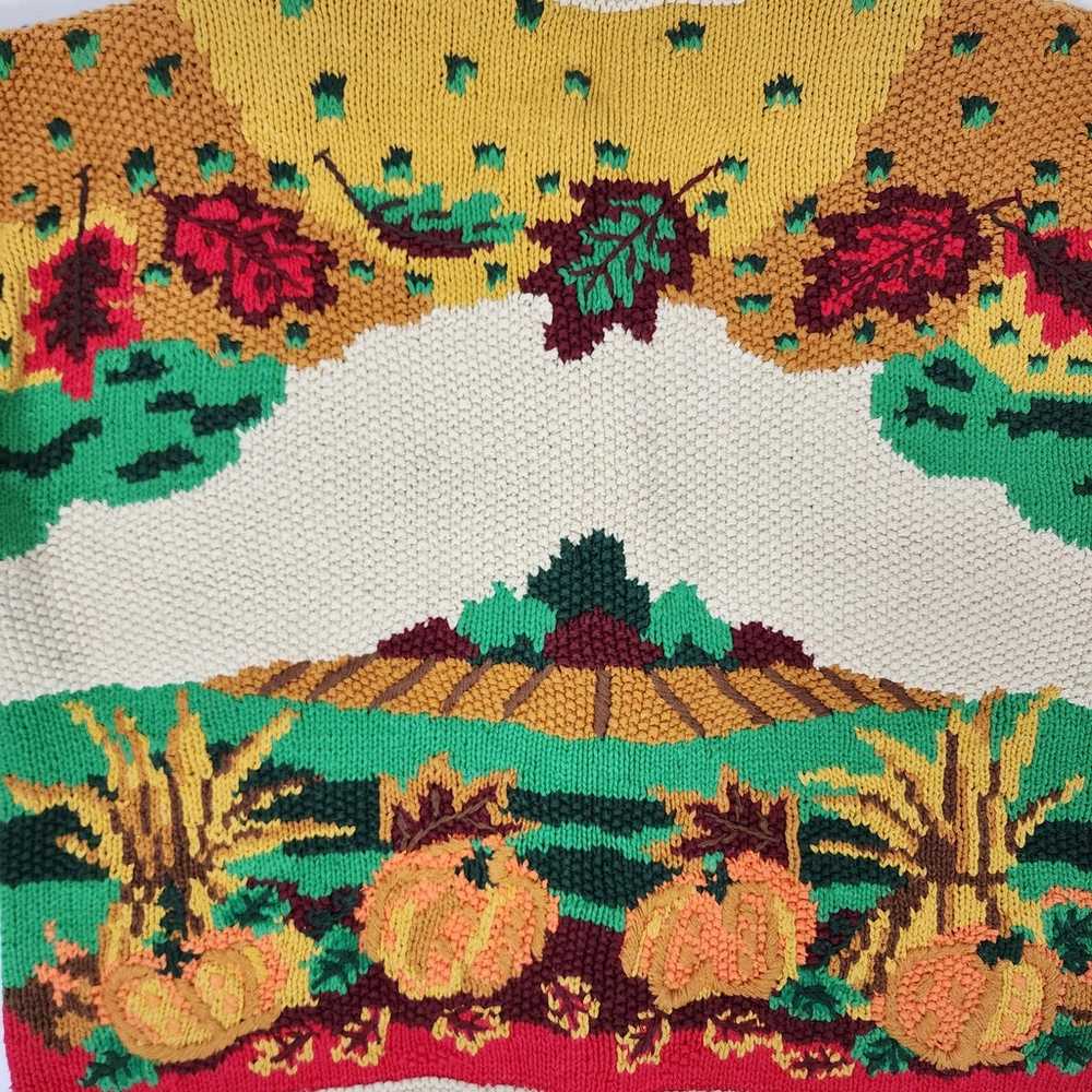 Vintage Cardigan Bay Fall Harvest Knit Cardigan S… - image 10