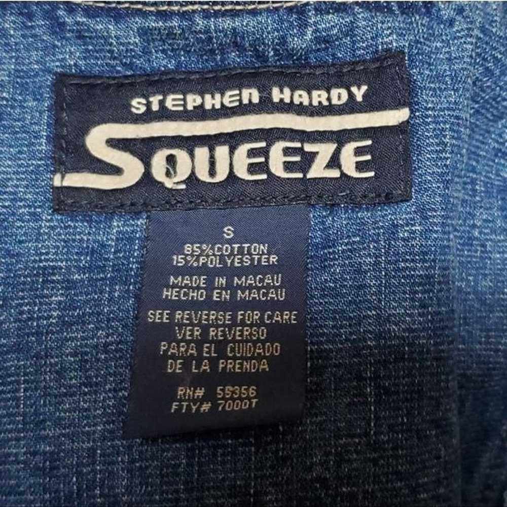 Vintage Stephen Hardy Squeeze Faded Button Up Not… - image 12