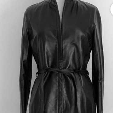 Vintage Black Leather Blazer - image 1