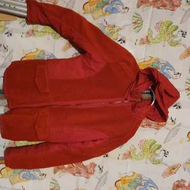 Red coat polyester