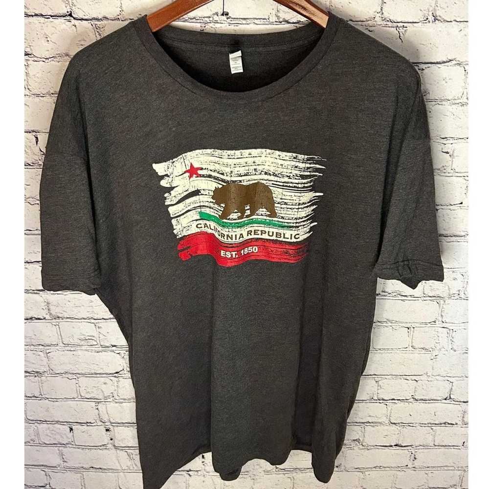 Vintage Unisex California Republic T-Shirt size X… - image 1