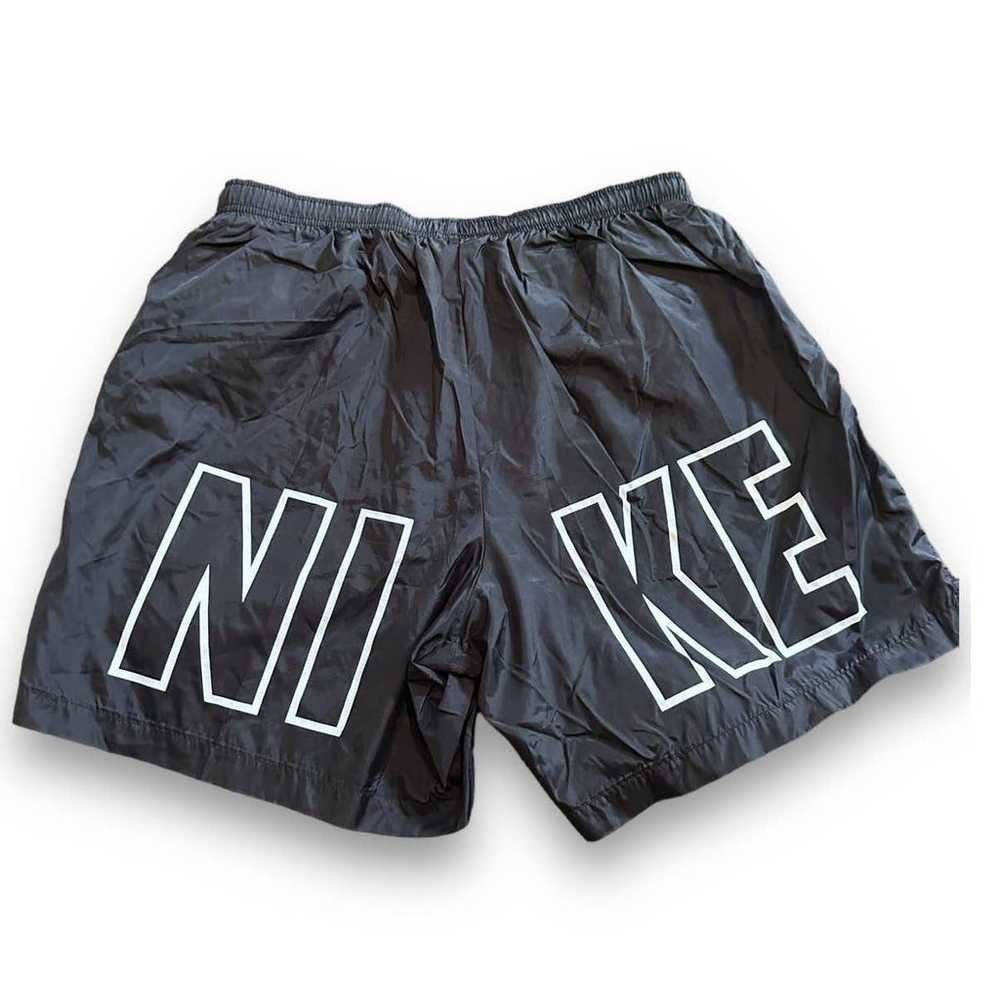 Vintage 1990s Big Logo Nike Workout Shorts: Size … - image 1