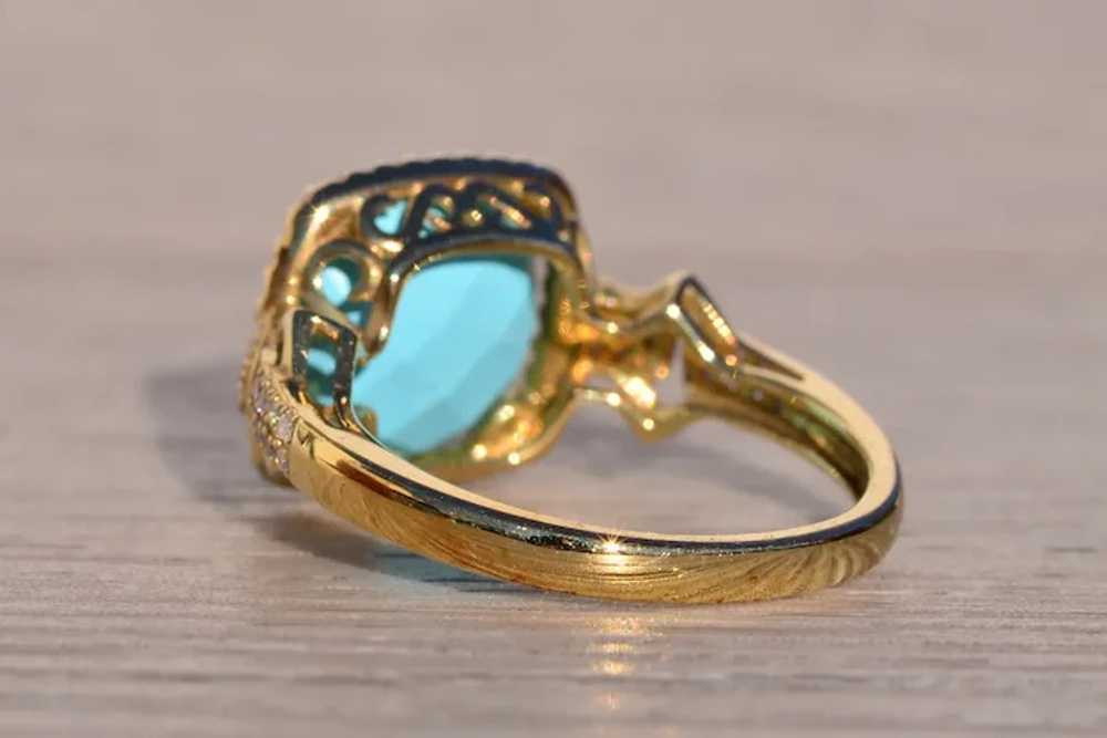 Lab Created Robins Egg Blue Turquoise with Natura… - image 3