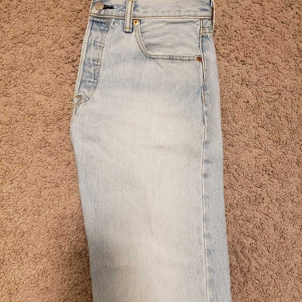 Levi 501 blue jeans 32x30 - image 2