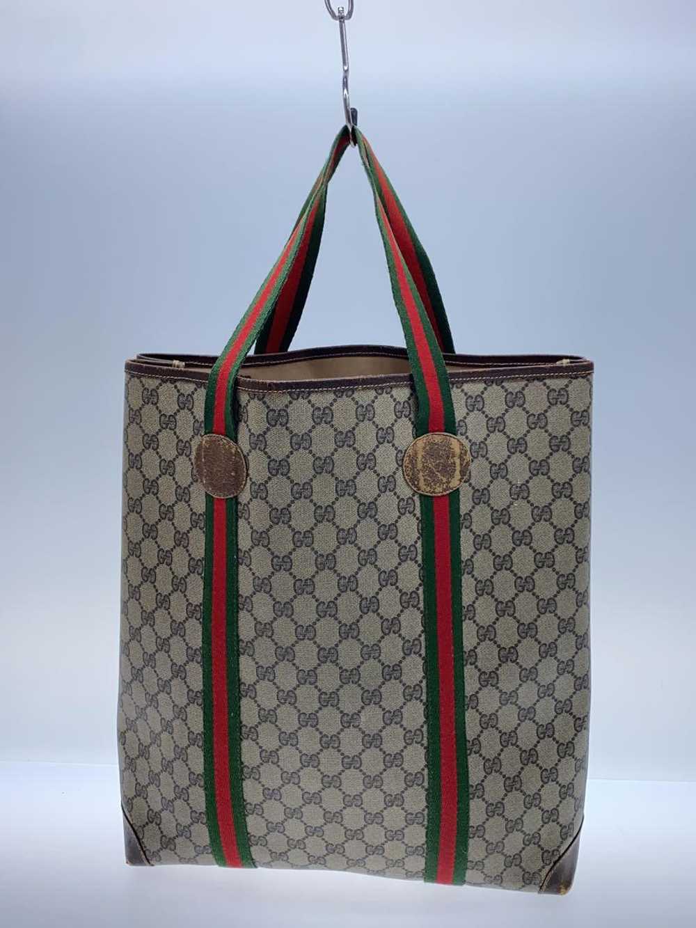 [Japan Used Bag] Used Gucci Tote Bag/Leather/Beg/… - image 3