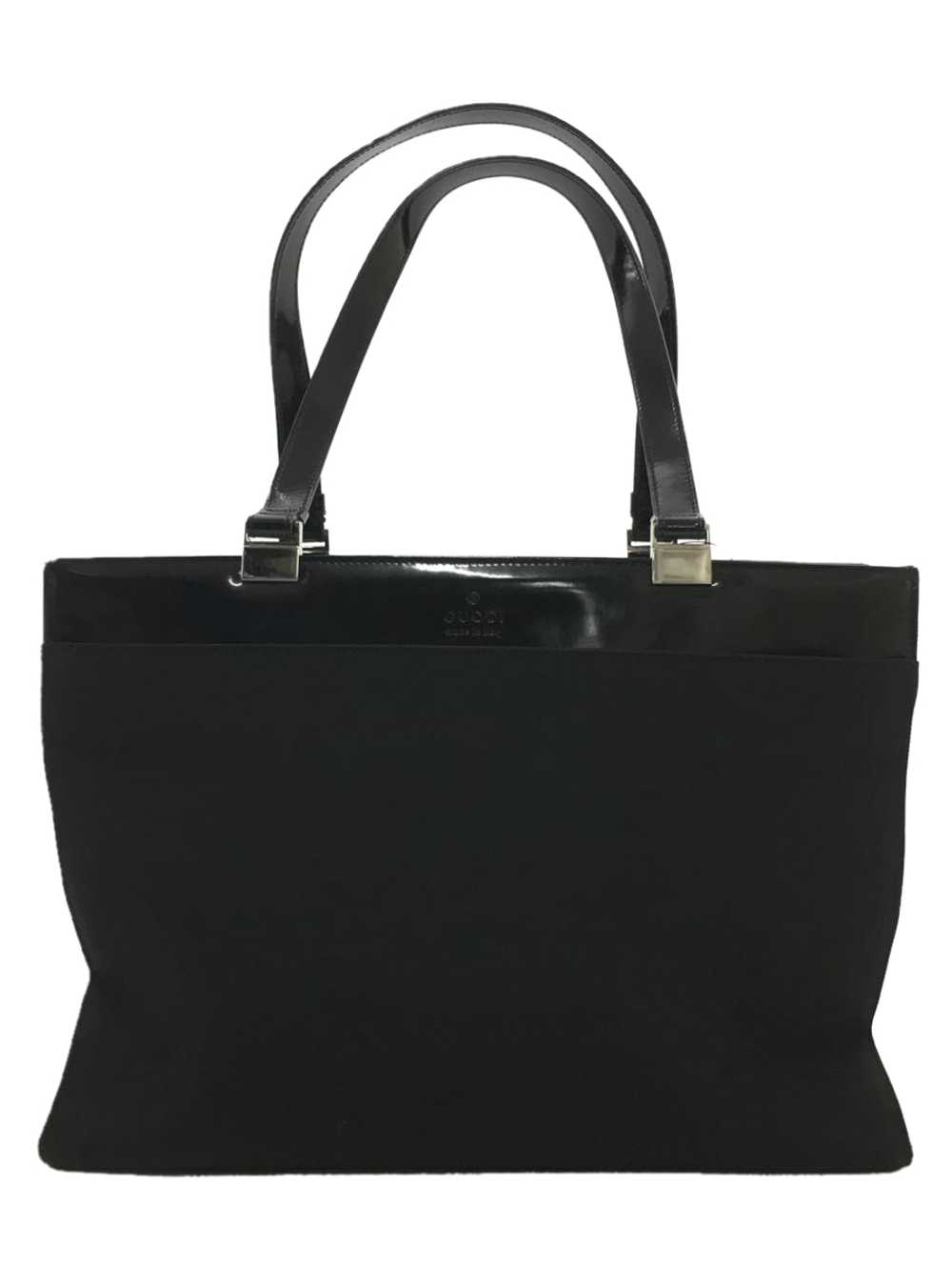 [Japan Used Bag] Used Gucci Tote Bag/Nylon/Blk Bag - image 1