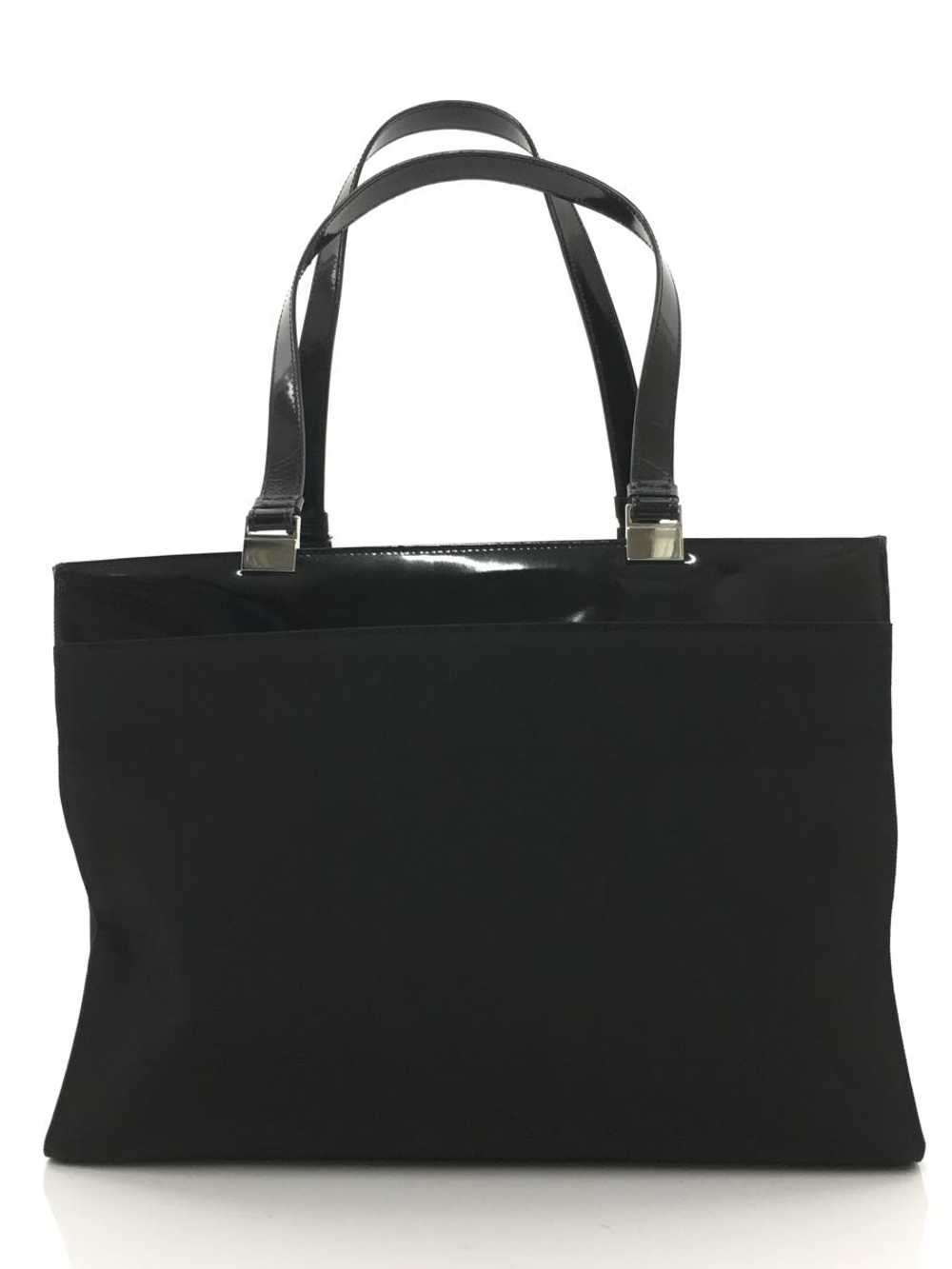 [Japan Used Bag] Used Gucci Tote Bag/Nylon/Blk Bag - image 3