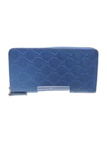 [Japan Used Bag] Used Gucci Long Wallet/--/Blu/Lad