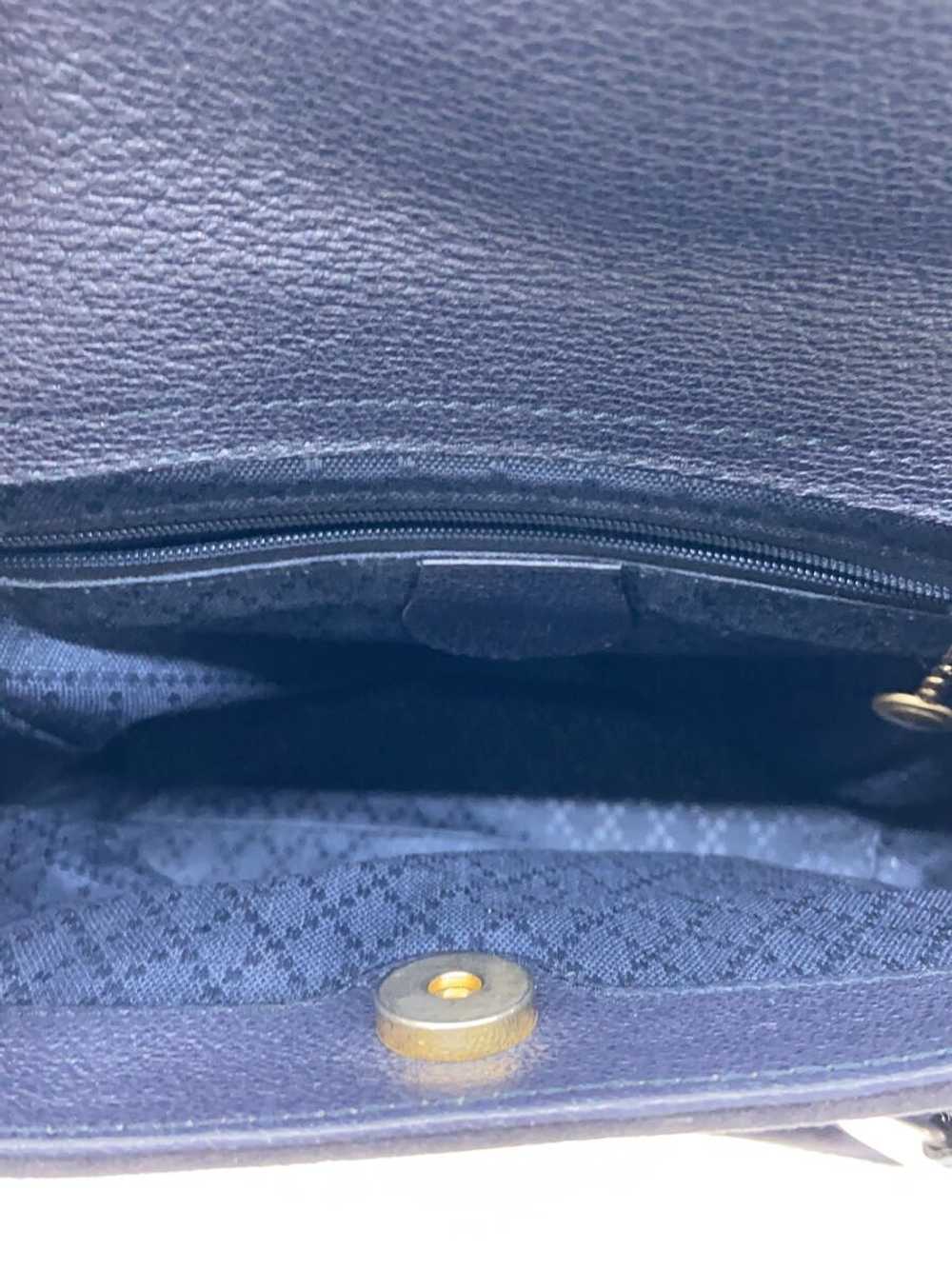 [Japan Used Bag] Used Gucci Handbag/Suede/Nvy/Bam… - image 6