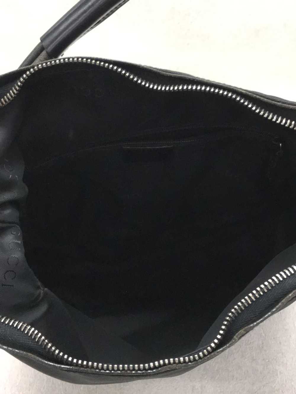 [Japan Used Bag] Used Gucci Shoulder Bag/Nylon/Bl… - image 6