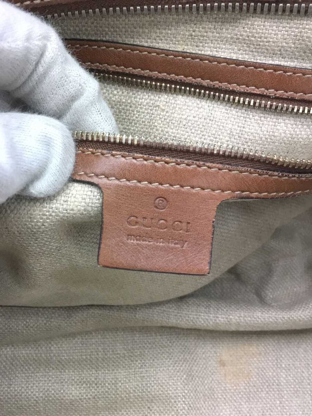 [Japan Used Bag] Used Gucci Boston Bag/Leather/Br… - image 5