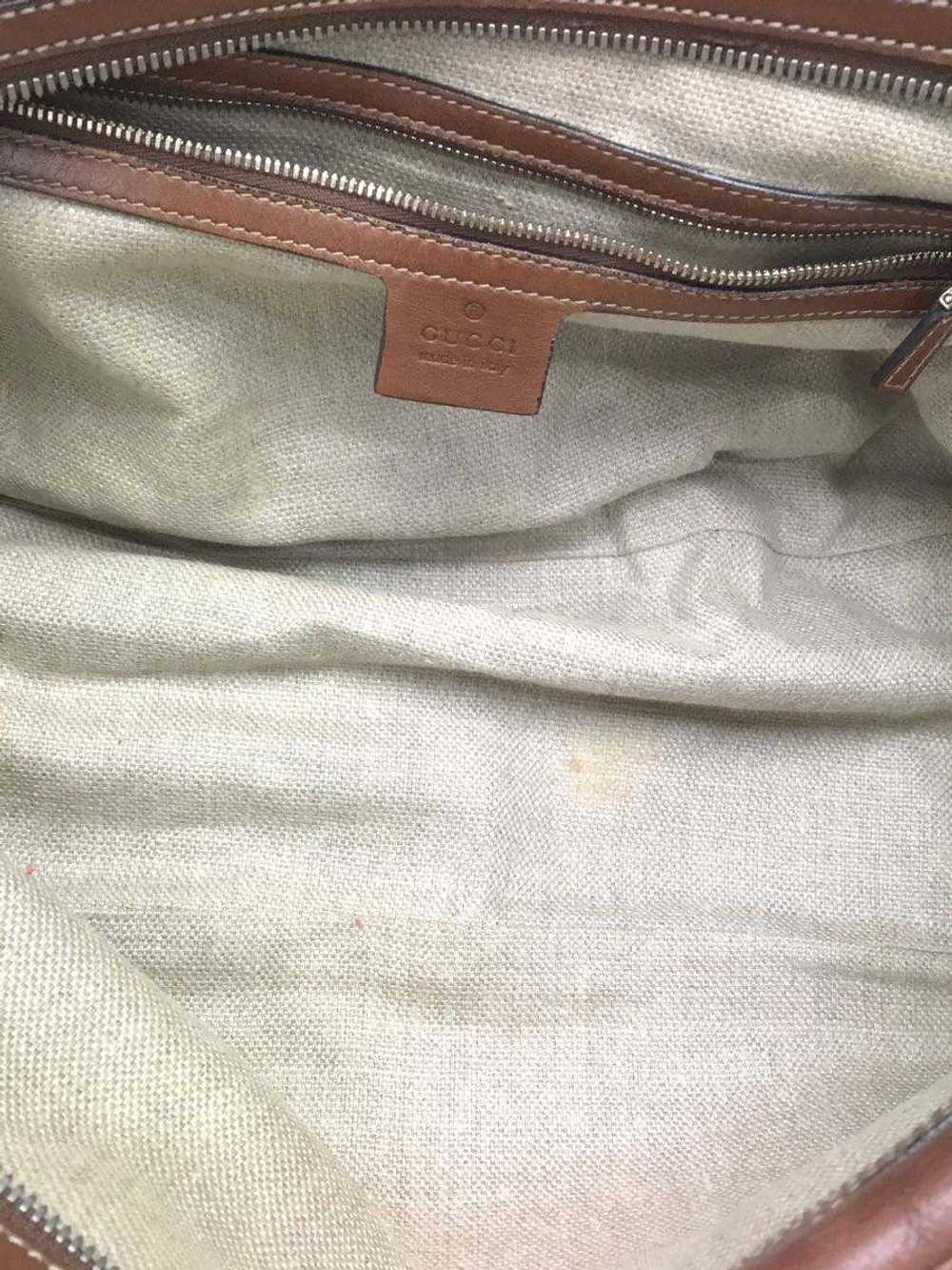 [Japan Used Bag] Used Gucci Boston Bag/Leather/Br… - image 6