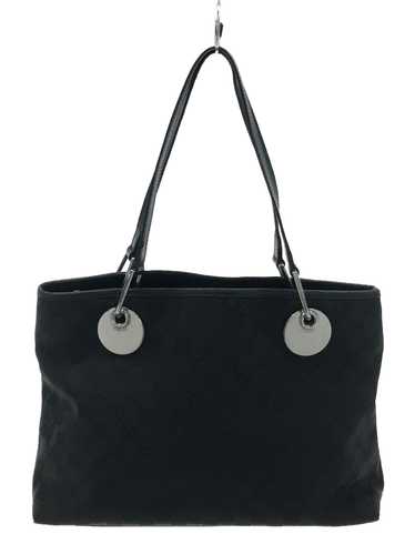 [Japan Used Bag] Used Gucci Tote Bag/Leather/Blac… - image 1