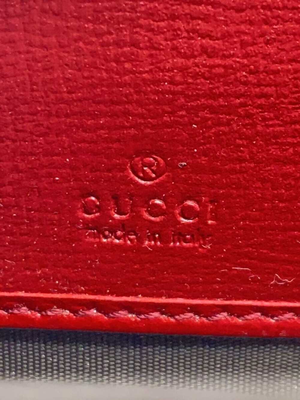 [Japan Used Bag] Used Gucci Marina/Long Wallet/Le… - image 3