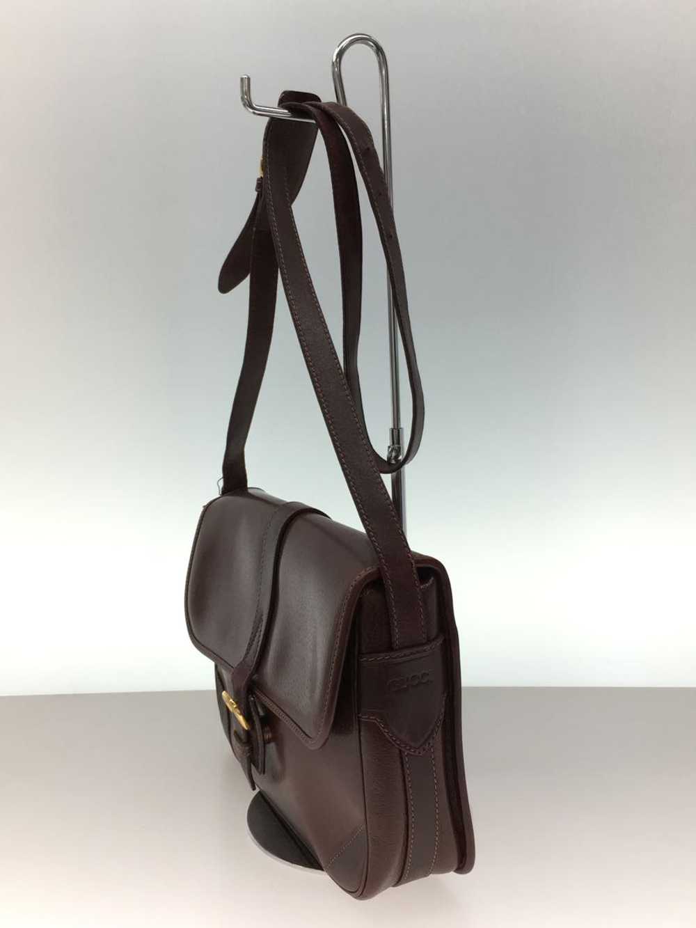 [Japan Used Bag] Used Gucci Old/Shoulder Bag/Leat… - image 2