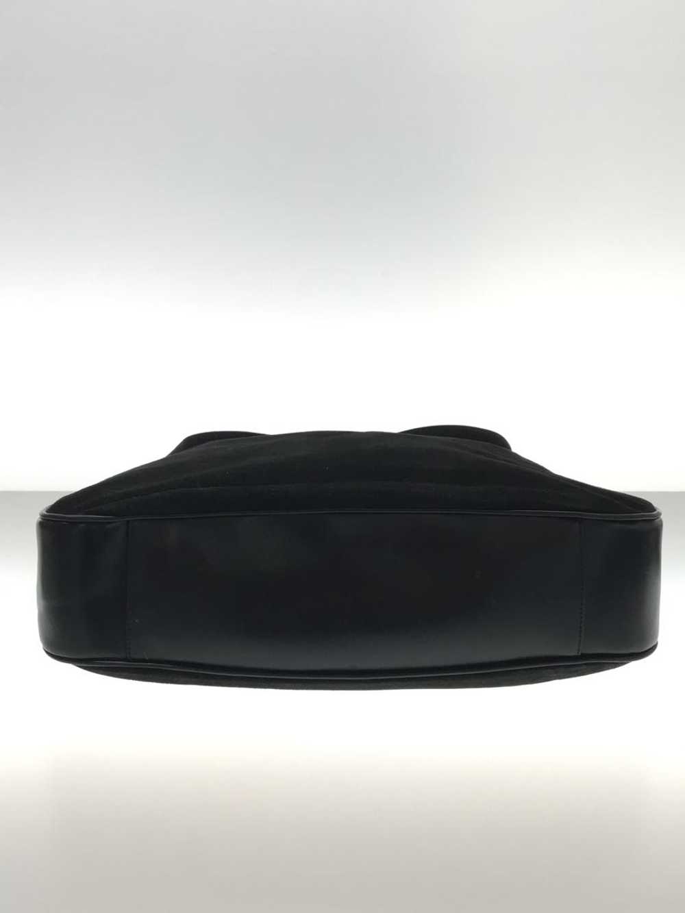 [Japan Used Bag] Used Gucci Shoulder Bag/Suede/Bl… - image 4