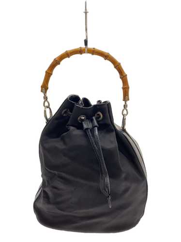 [Japan Used Bag] Used Gucci Bamboo/Handbag/--/Blk… - image 1