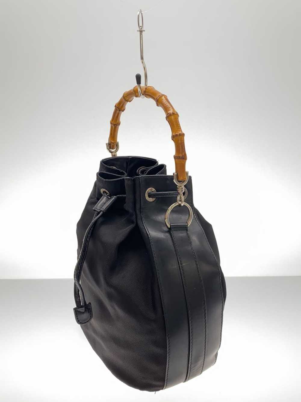 [Japan Used Bag] Used Gucci Bamboo/Handbag/--/Blk… - image 2