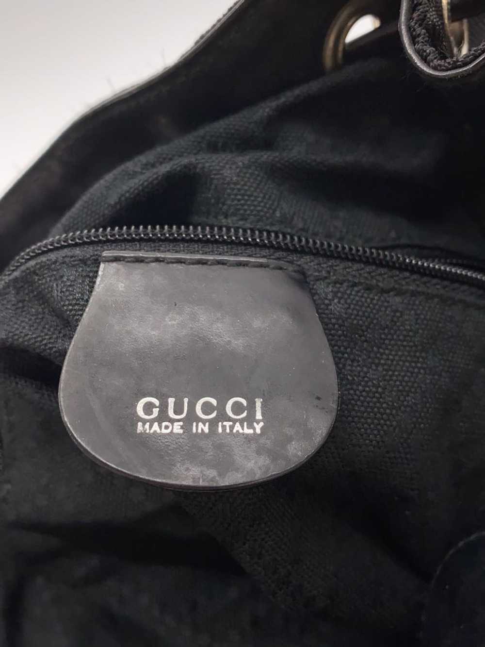 [Japan Used Bag] Used Gucci Bamboo/Handbag/--/Blk… - image 5