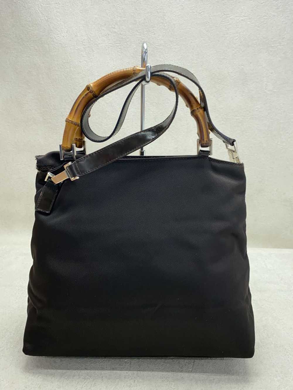 [Japan Used Bag] Used Gucci Handbag Bamboo/--/Blk… - image 3