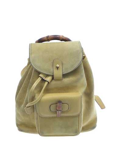 [Japan Used Bag] Used Gucci Gucci/Backpack/Suede/… - image 1