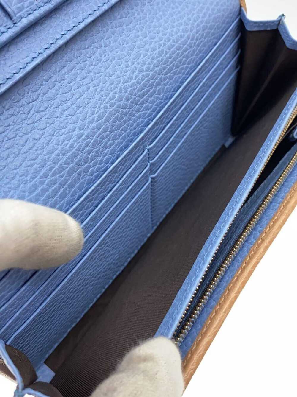 [Japan Used Bag] Used Gucci Long Wallet/Swing/Lea… - image 6