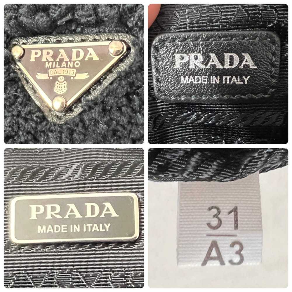 Prada Triangle faux fur crossbody bag - image 10